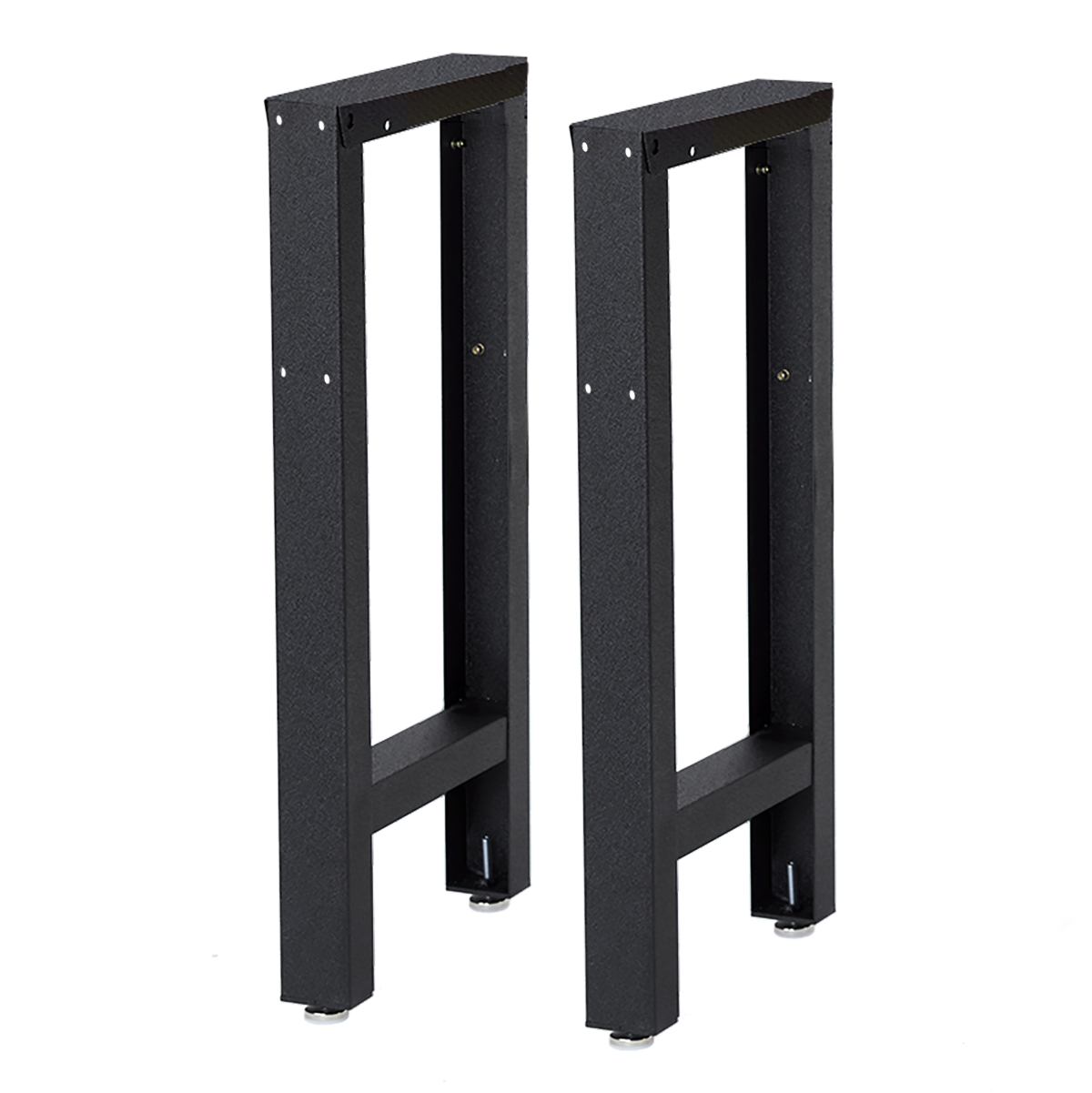 Set of 2 steel structure for benchtop depth extension