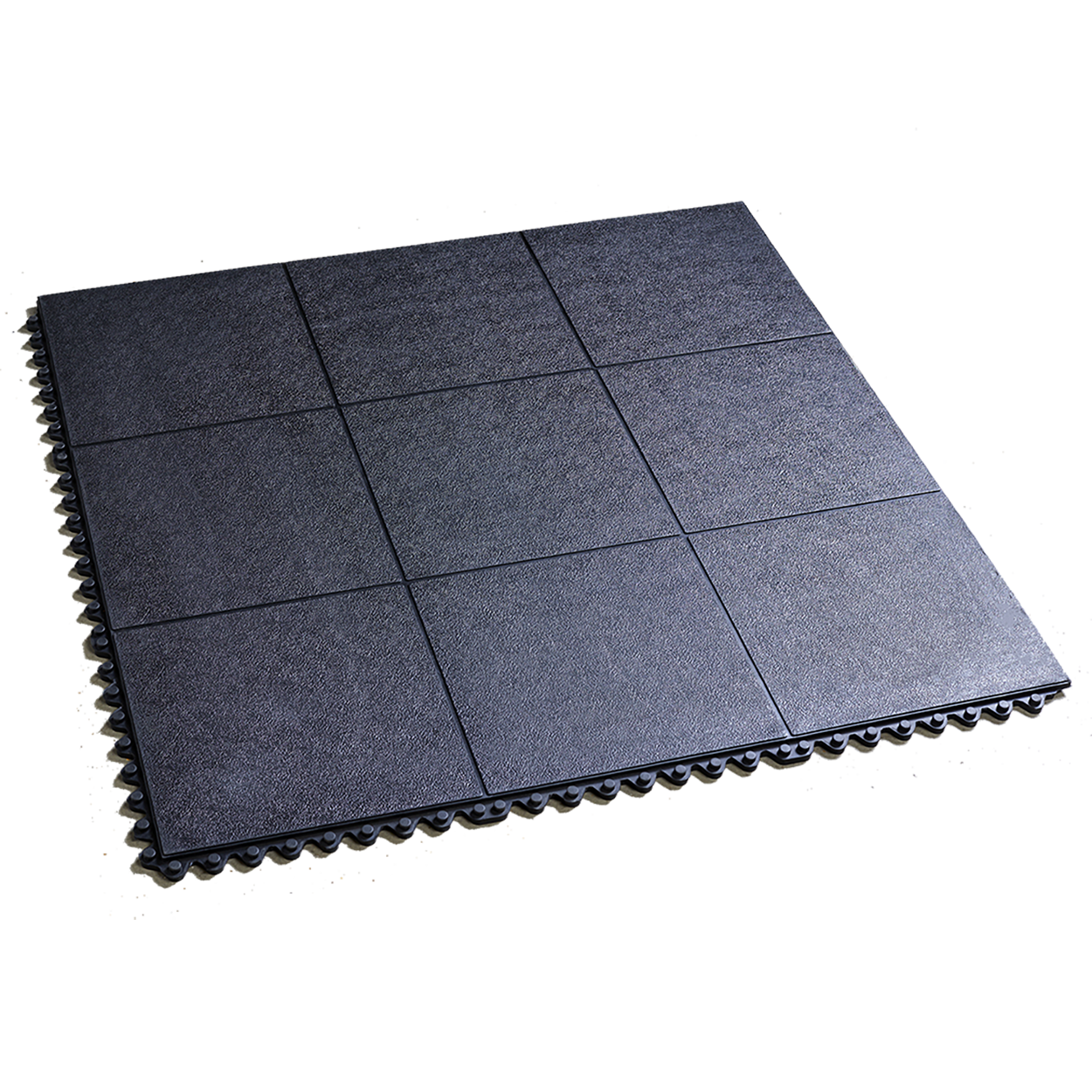 Antifatigue floor mat 915x915x16mm black