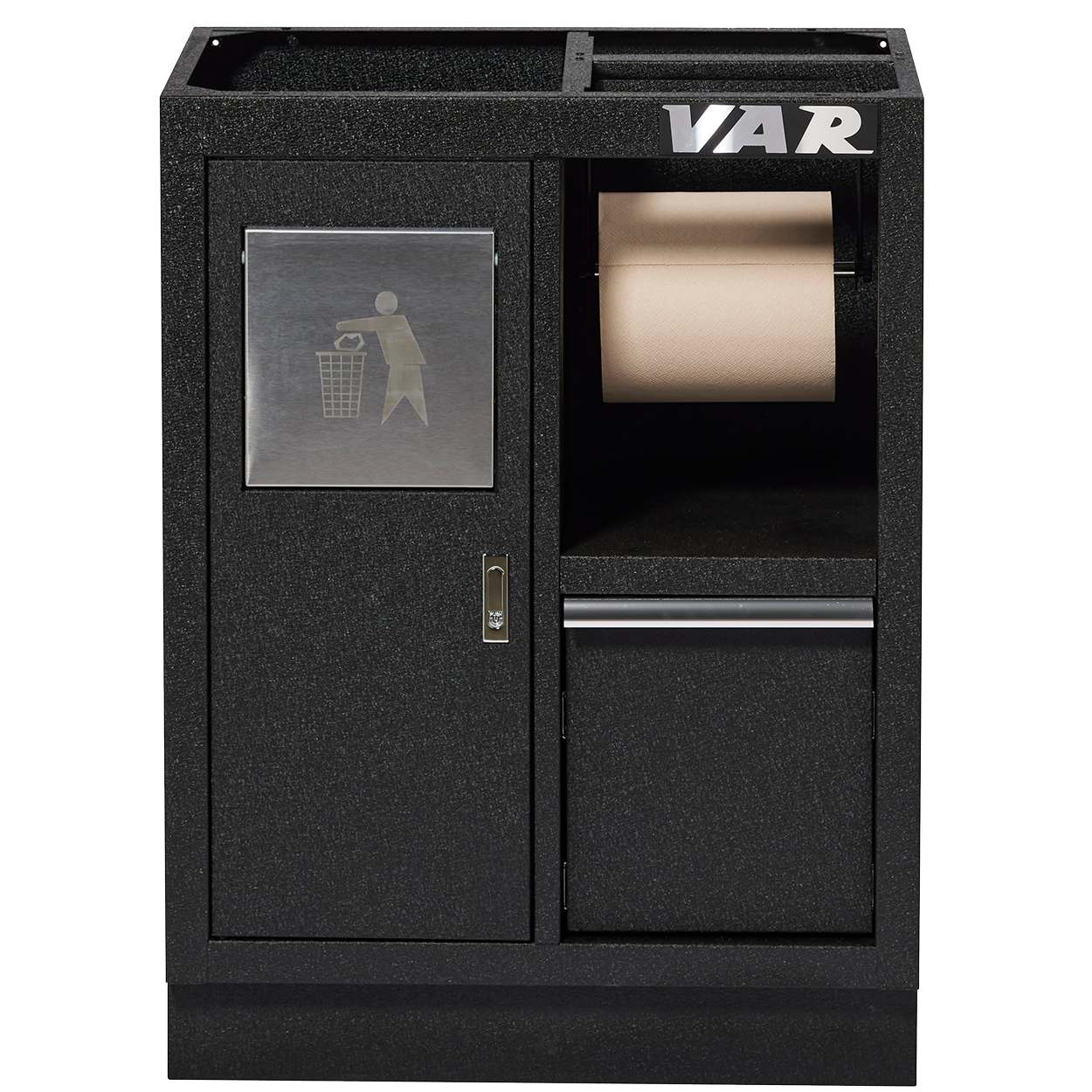 Trash can cabinet - full black series