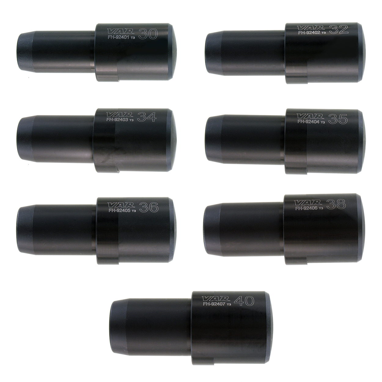 Set of 7 tools for fork seal driver
