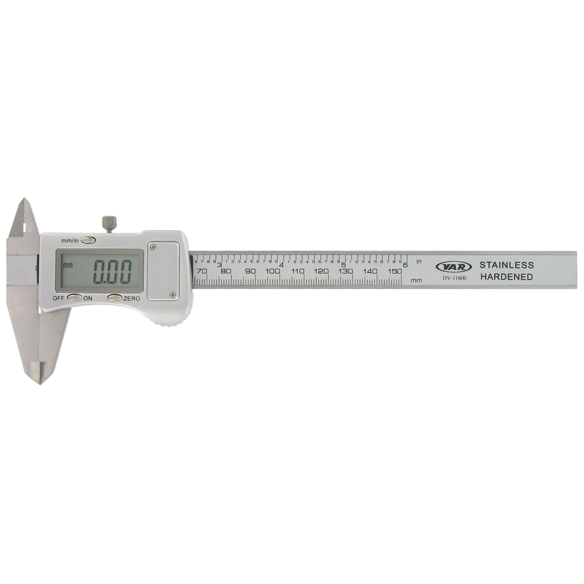 Electronic digital caliper with metal cover - capacity up to 150mm 