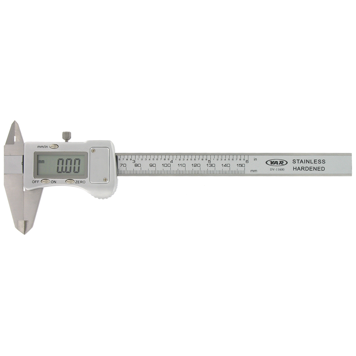 Electronic digital caliper with metal cover - capacity up to 150mm 