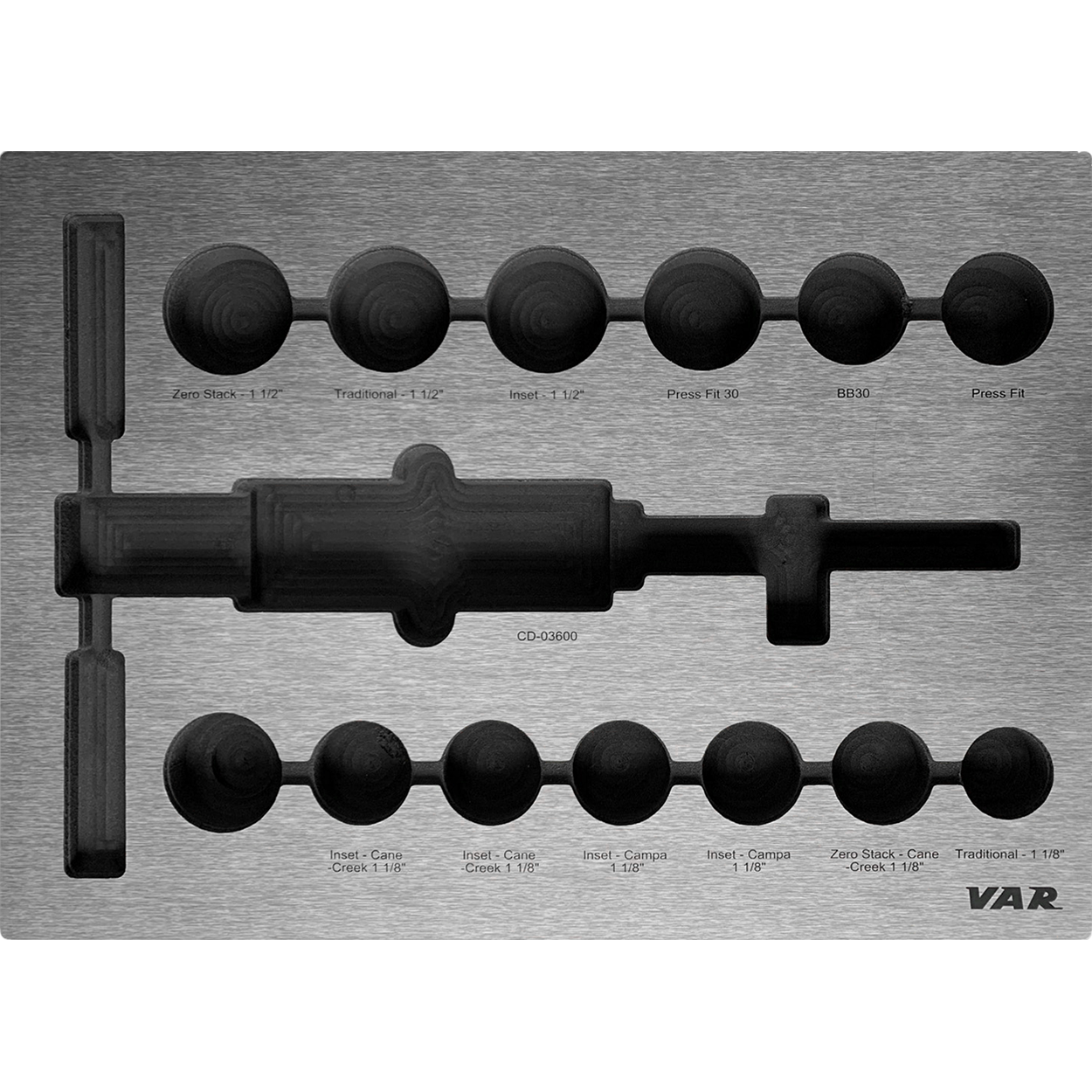 Tool tray for hex, torx wrenches and pick hooks