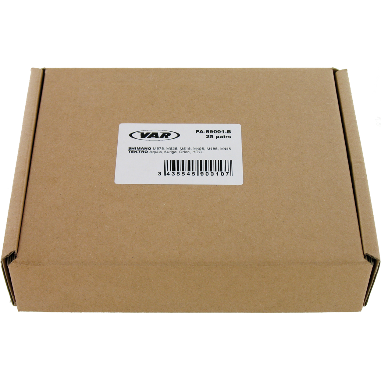 Box of 25 pairs - Organic : Shimano M475, M485, M495, M515, M525