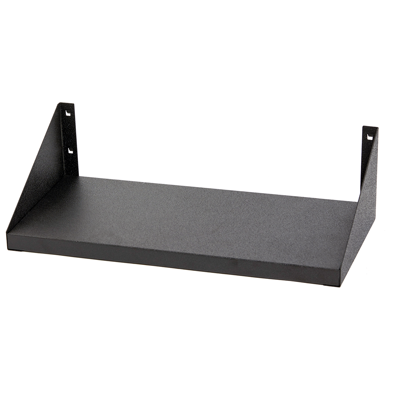 Steel tray for perforated tool panel - granite black