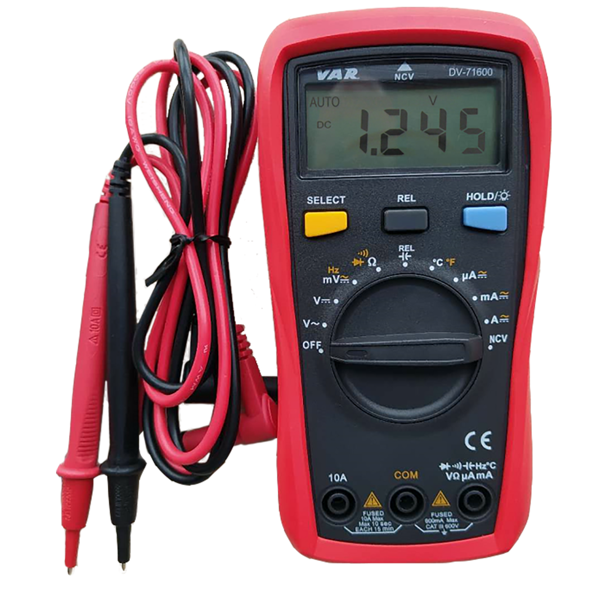 Auto ranging digital multimeter