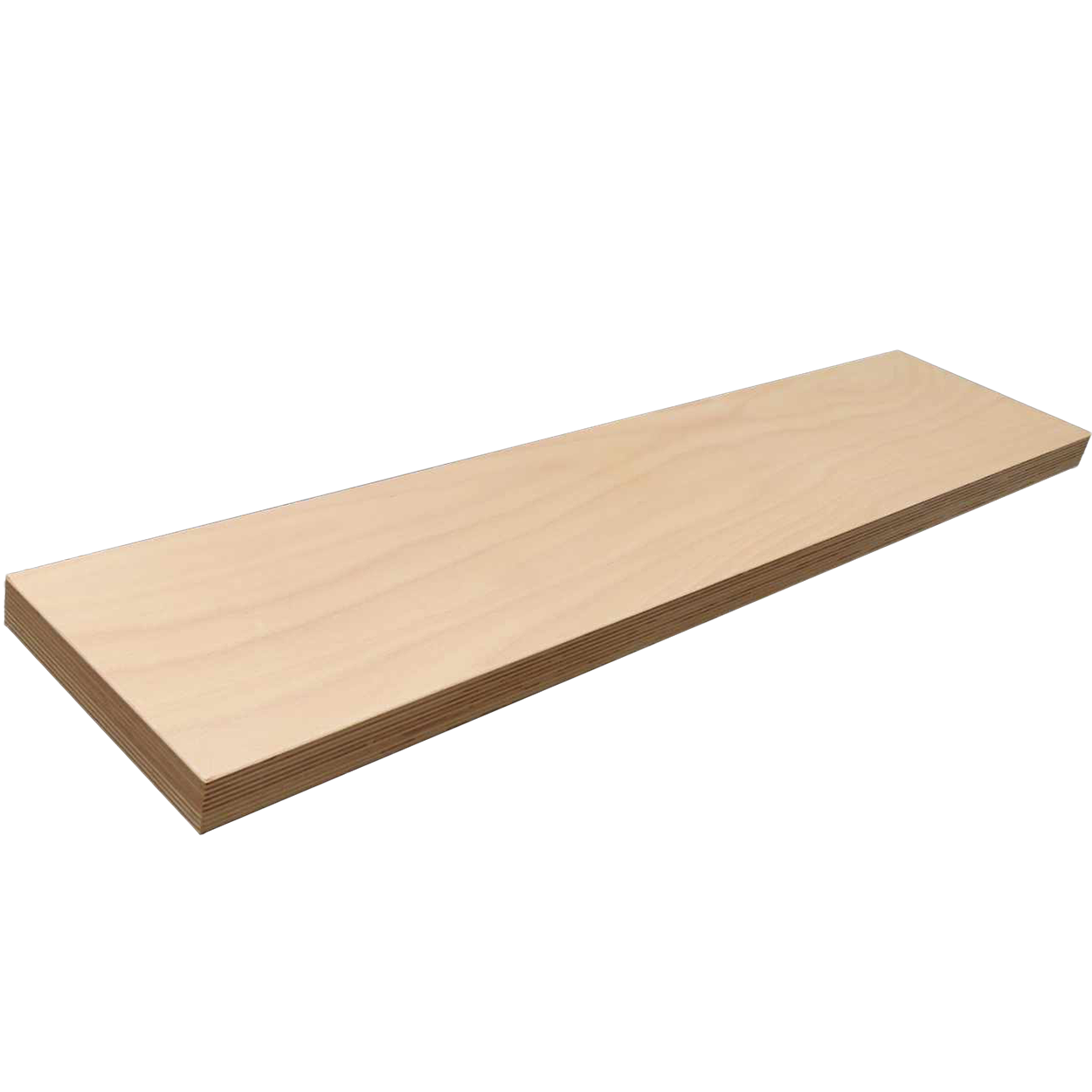 Beech plywood corner bench top extension of 69*69 cm configuration