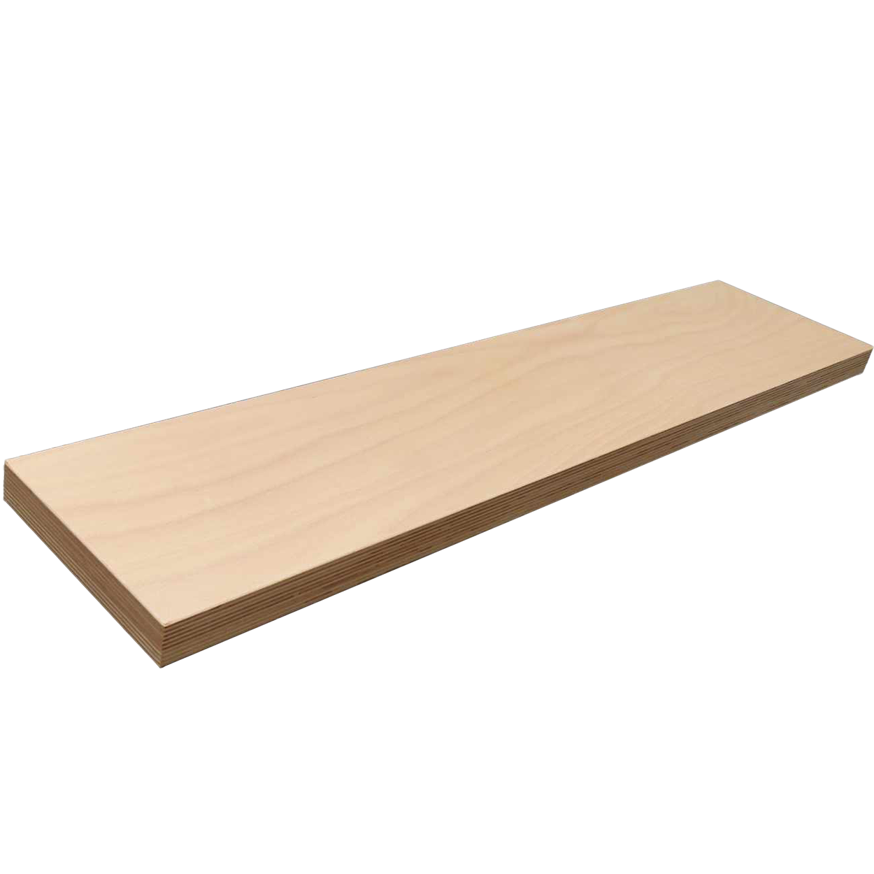 Beech plywood corner bench top extension 1095x230