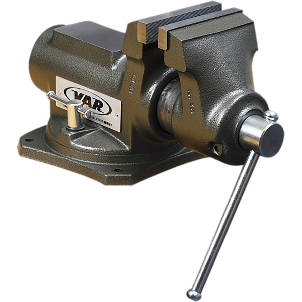 Professional bench vise w/ swivelling base - 125mm